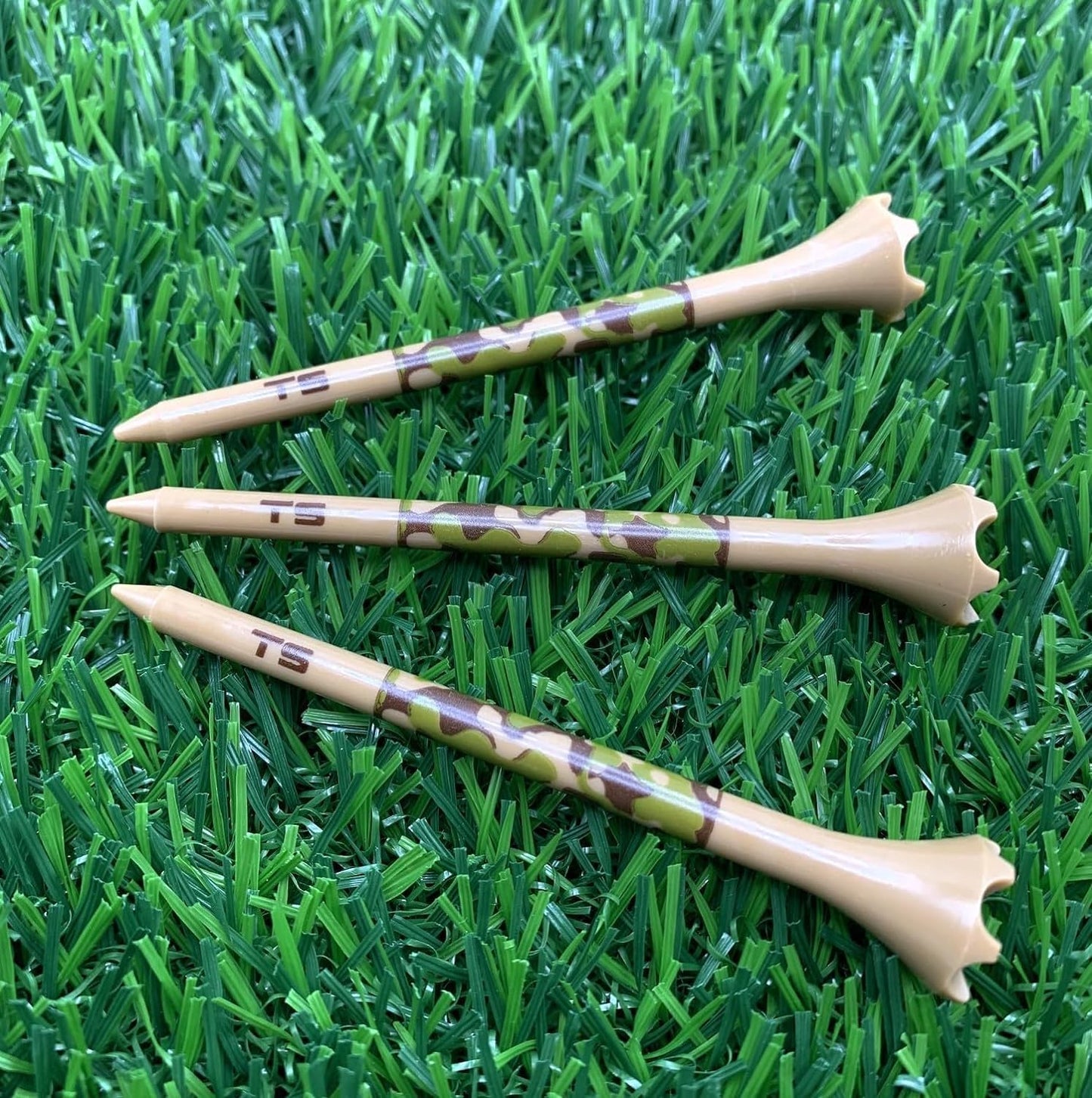 TRUESTRIKE Premium USA Golf Tees – 3¼" or 2¾" Durable Plastic Performance Tees (100 Pack) – Made in USA – Bulk Value Pack