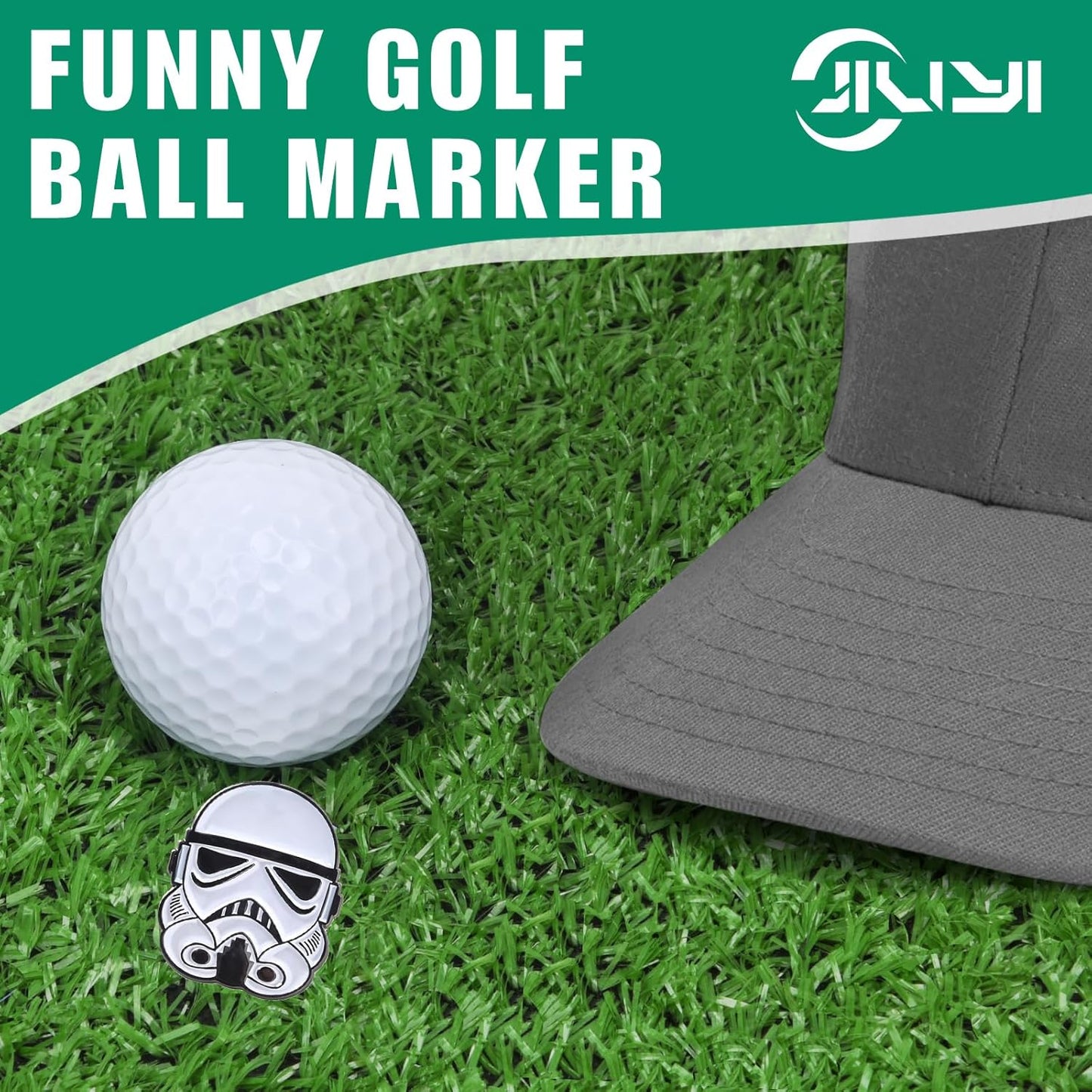 Golf Ball Marker Hat Clip, Golf Accessories for Men, Golf Ball Stamp, Funny Golf Gifts, Golf Gadgets