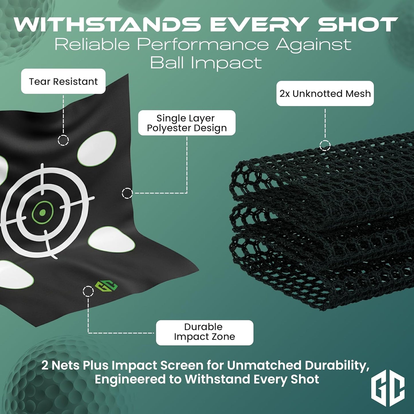 GrdnCare Heavy-Duty Golf Hitting Net