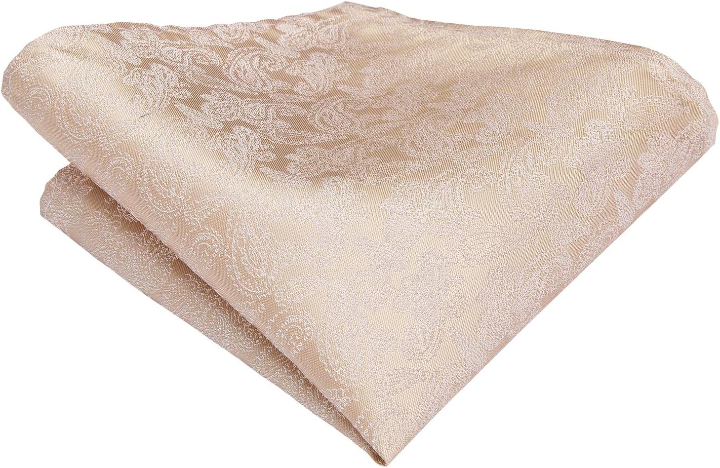 Hi-Tie Men 63inches Tie Set Extra Long Necktie Paisley Tie Pocket Suqare Cufflinks Big and Tall Men Tie