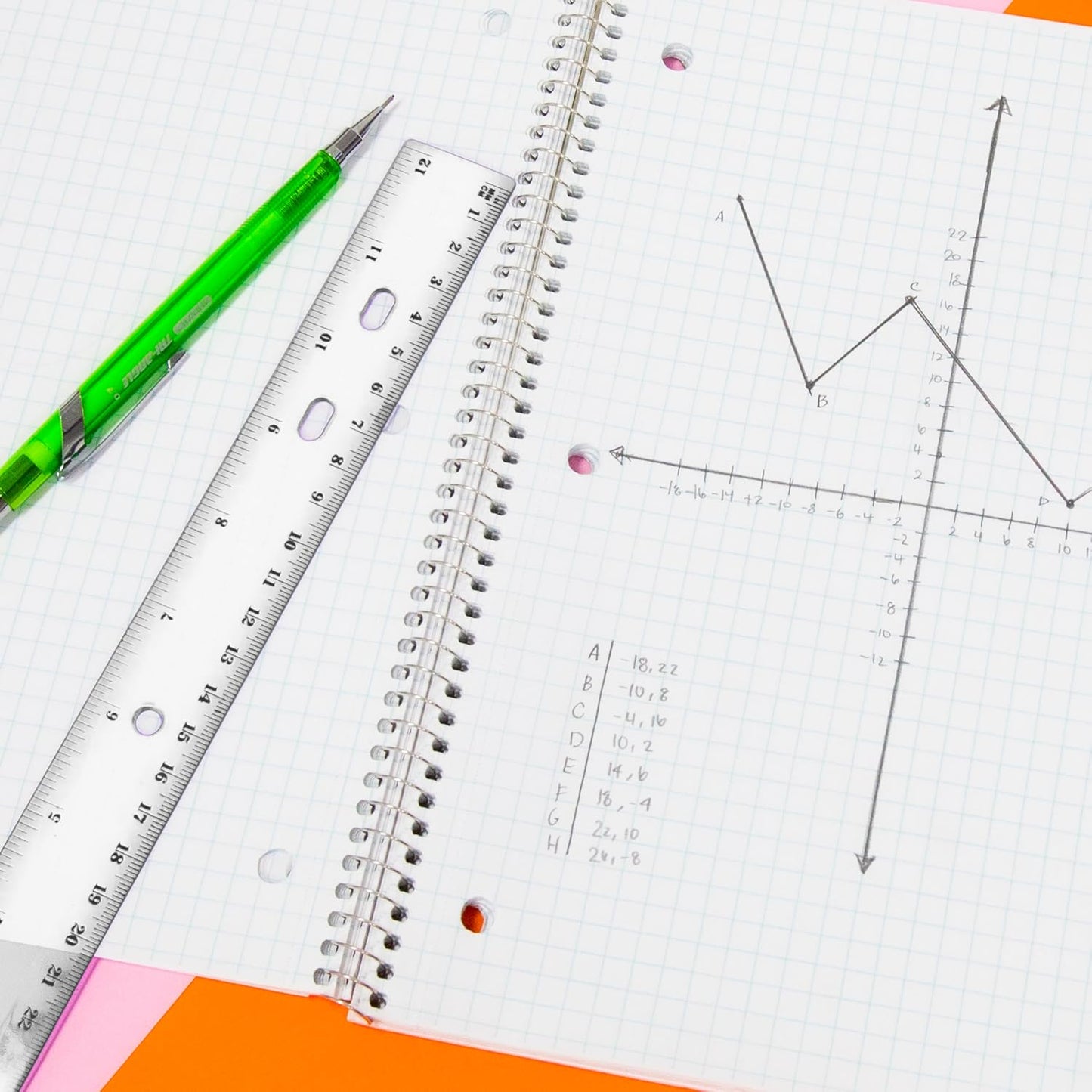 BAZIC Products Plastic Clear Rulers 12 inch (30cm), Inches Centimeter Metric Ruler Measuring Long Ruler, Straight Edge Ruler for Students School Supplies, 24-Pack