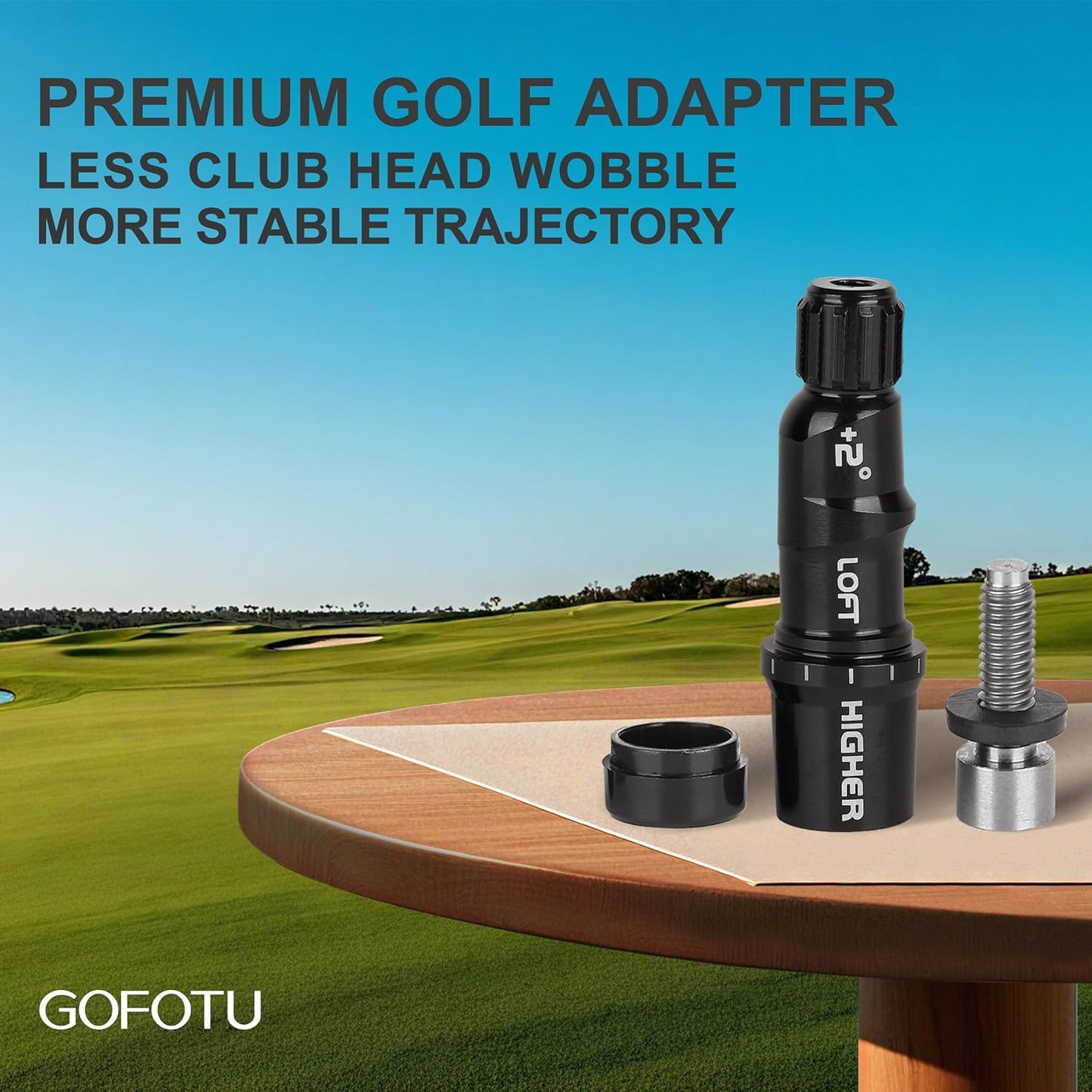 Golf Shaft Adapter Sleeve .335 Tip Driver Fairway RH Compatible with Taylormade M1 M2 M3 M4 M5 M6 SIM SIM2 R15 QI10, Qi35 Stealth2, Stealth,BRNR Mini Driver Black