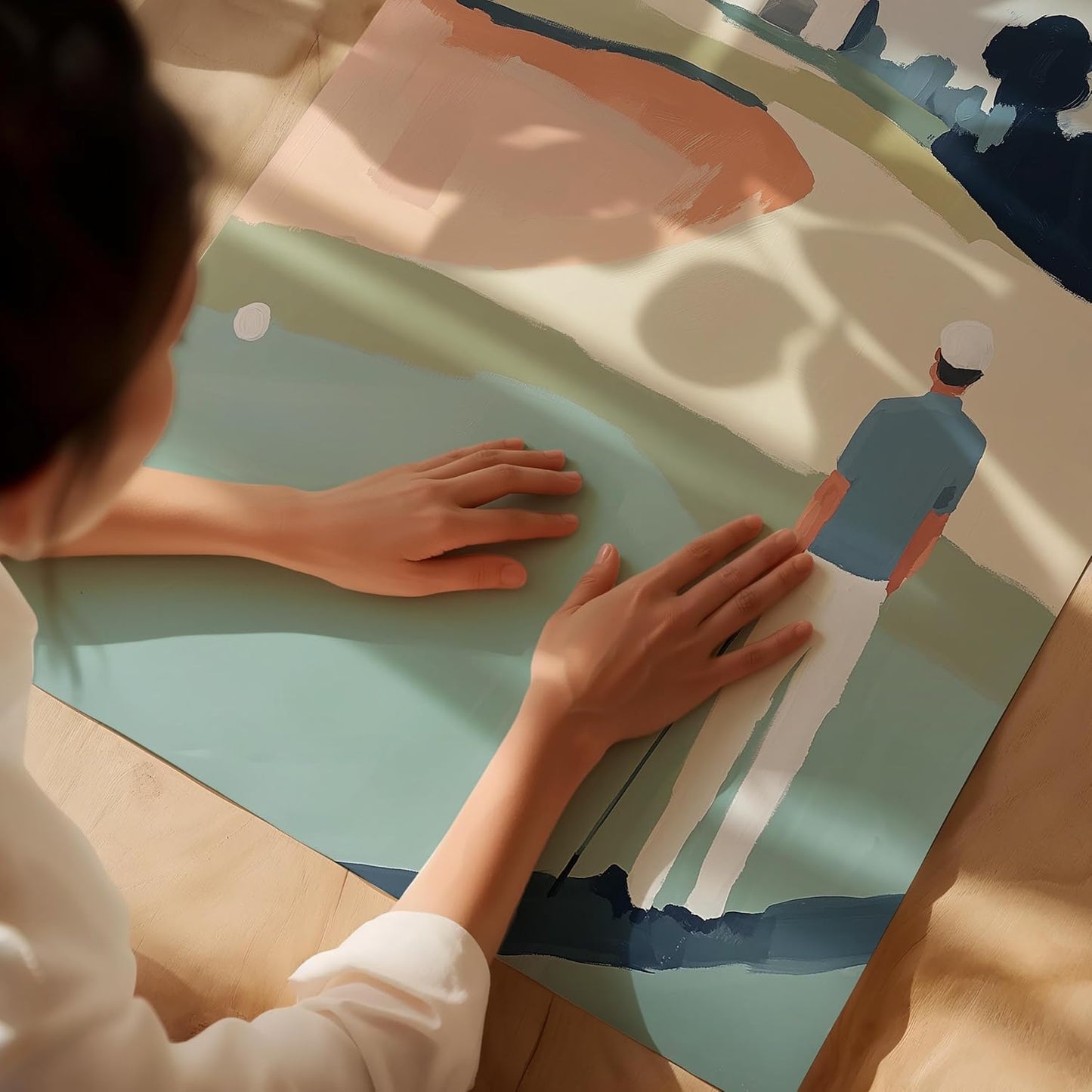 Golf Impressionist Art Print Posters - Premium Giclee Fine Art Prints - Sporty and Sophisticated Home Decor Posters, Golfer Art Prints for Home and Office Decor - Vintage Aesthetic, Ready to Frame