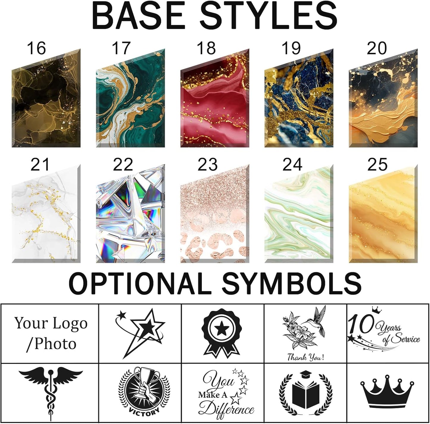 Personalized Acrylic Trophy Award | Custom Trophy Plaque with Logo Photo for Activities | Employee Appreciation Gifts, Coworker Boss Gifts | Sports Trophies