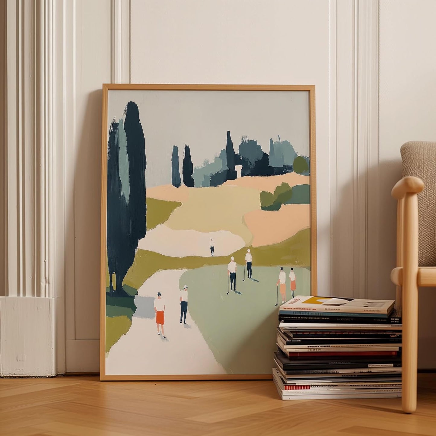 Golf Impressionist Art Print Posters - Premium Giclee Fine Art Prints - Sporty and Sophisticated Home Decor Posters, Golfer Art Prints for Home and Office Decor - Vintage Aesthetic, Ready to Frame