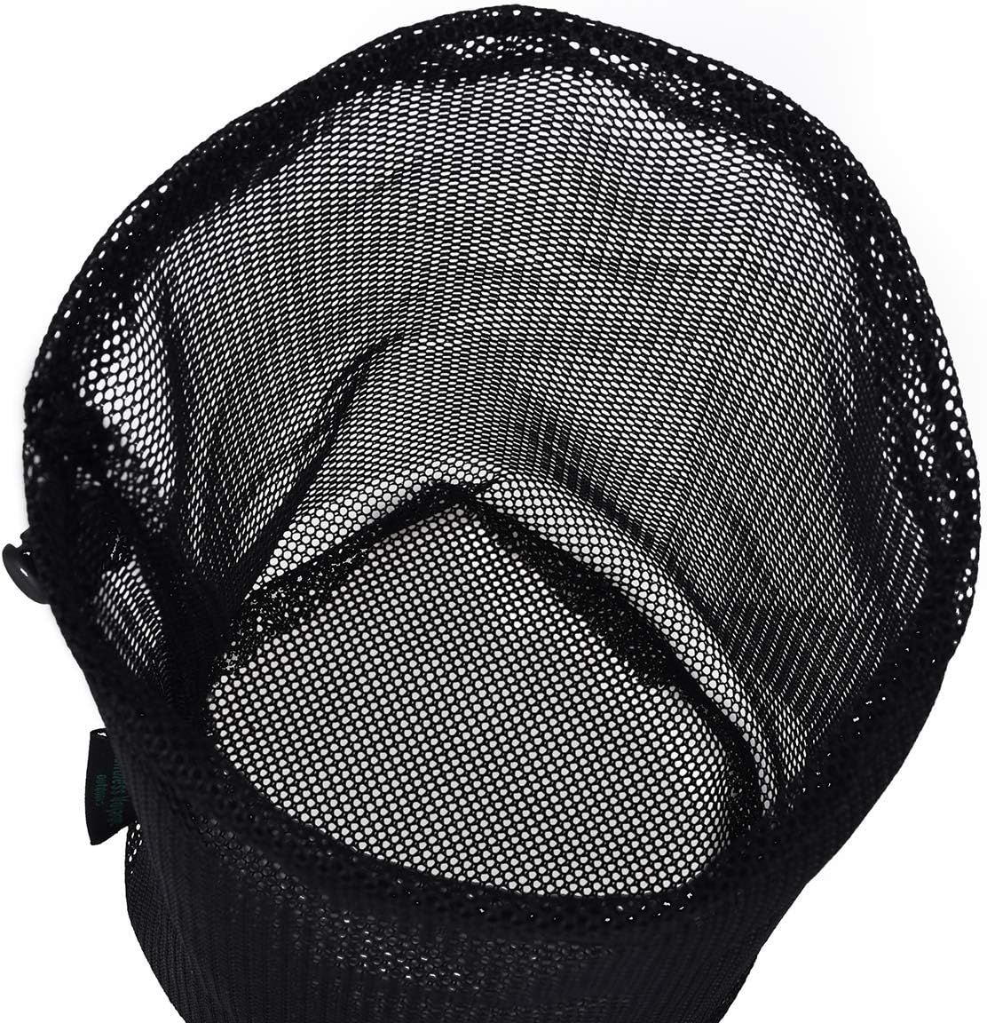 5pcs Nylon Mesh Drawstring Bag Sports Equipment Bag Outdoor L