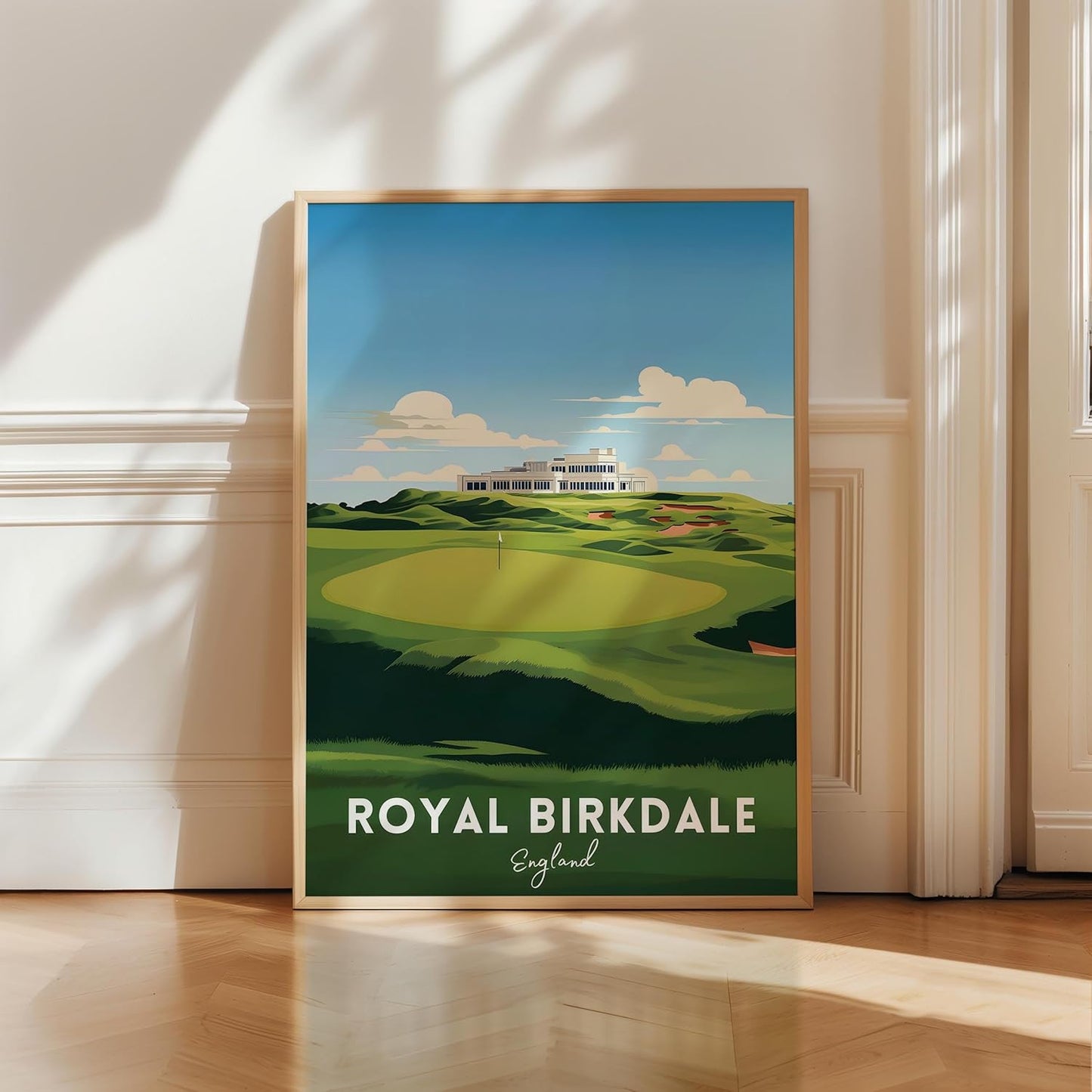 Golf Course Premium Giclee Fine Art Prints - Augusta, Pebble Beach, Pinehurst, Golf Course Posters, Golf Wall Art, Aesthetic Poster for Home Office Decor, Ready to Frame