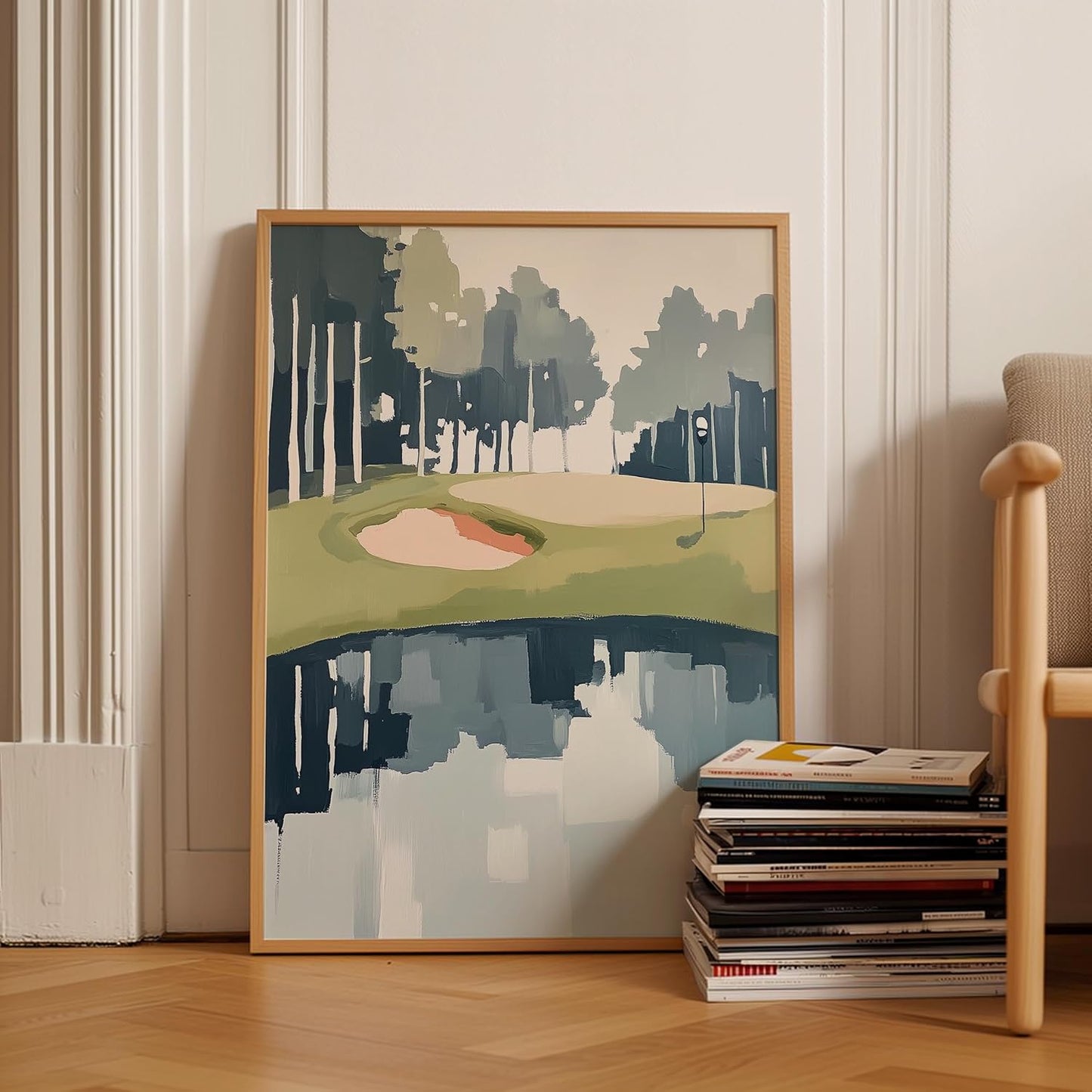 Golf Impressionist Art Print Posters - Premium Giclee Fine Art Prints - Sporty and Sophisticated Home Decor Posters, Golfer Art Prints for Home and Office Decor - Vintage Aesthetic, Ready to Frame