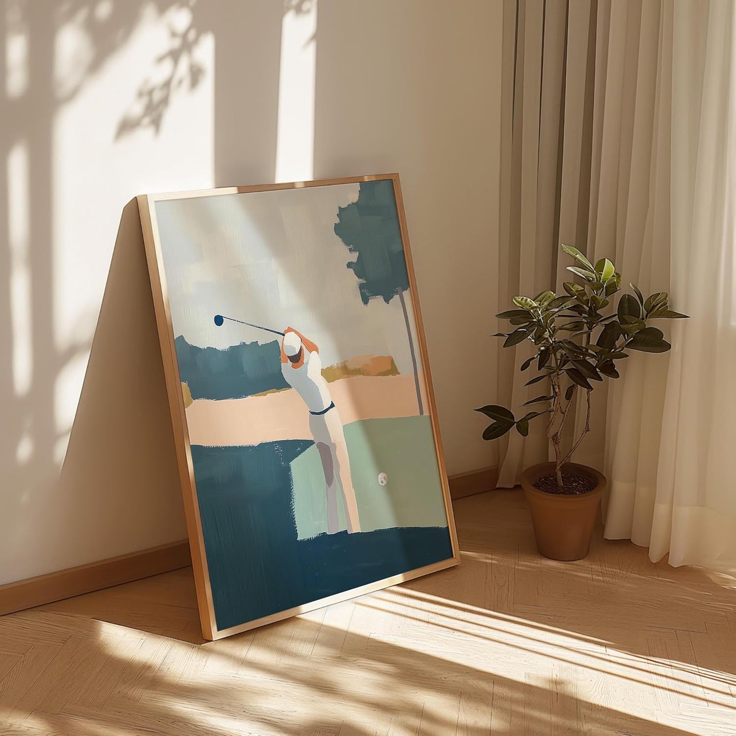 Golf Impressionist Art Print Posters - Premium Giclee Fine Art Prints - Sporty and Sophisticated Home Decor Posters, Golfer Art Prints for Home and Office Decor - Vintage Aesthetic, Ready to Frame