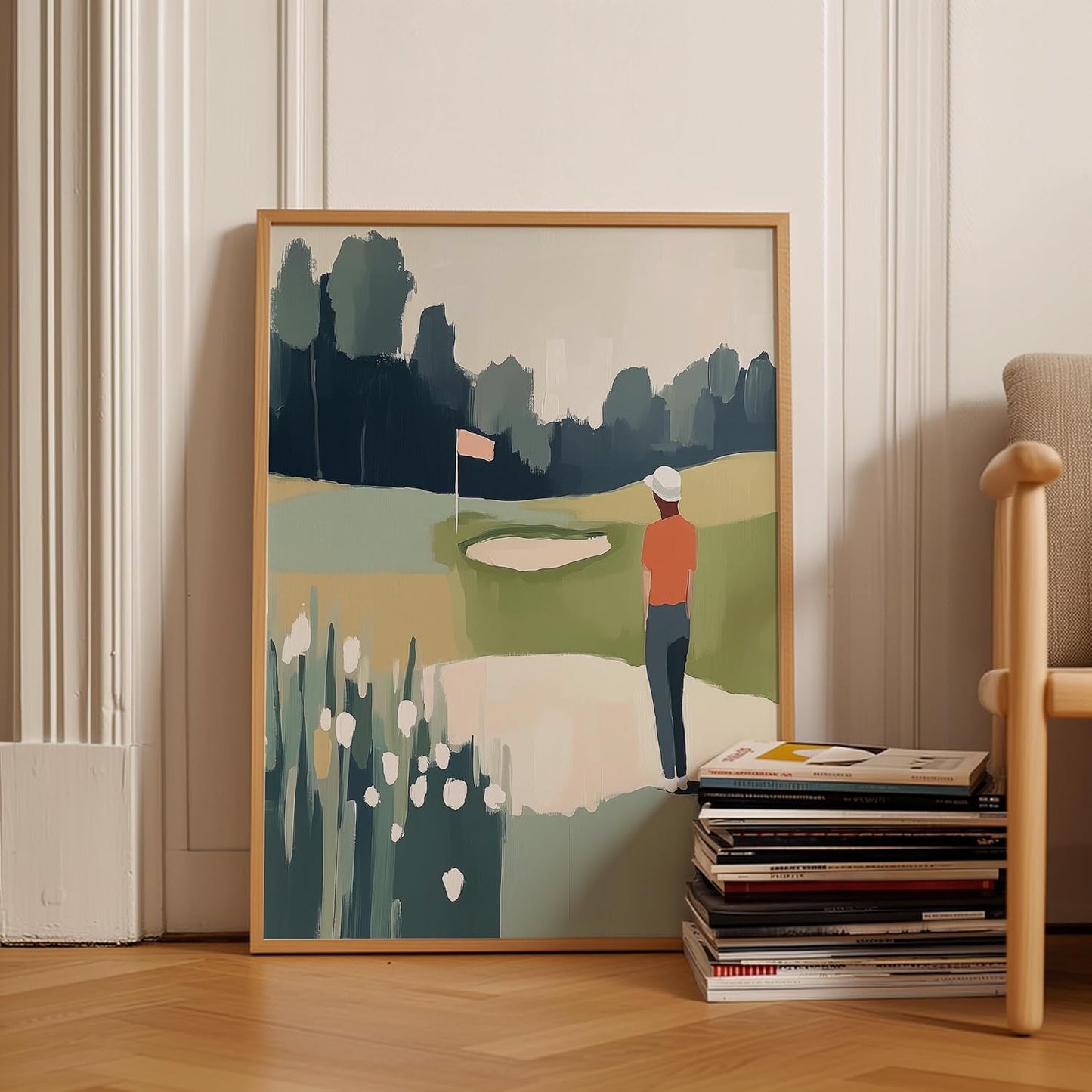 Golf Impressionist Art Print Posters - Premium Giclee Fine Art Prints - Sporty and Sophisticated Home Decor Posters, Golfer Art Prints for Home and Office Decor - Vintage Aesthetic, Ready to Frame