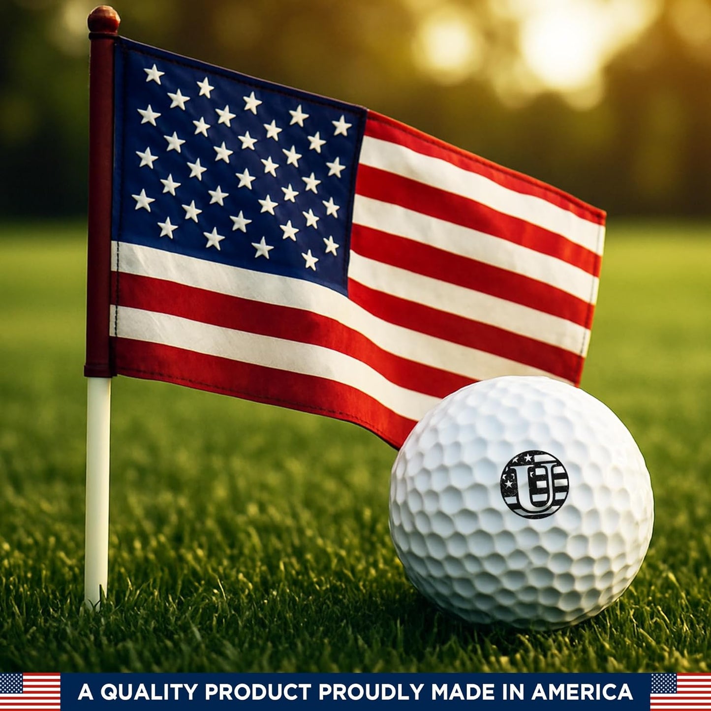 Personalized Golf Ball Marker with TiteSeal™ Technology - Gold Case - Many Designs