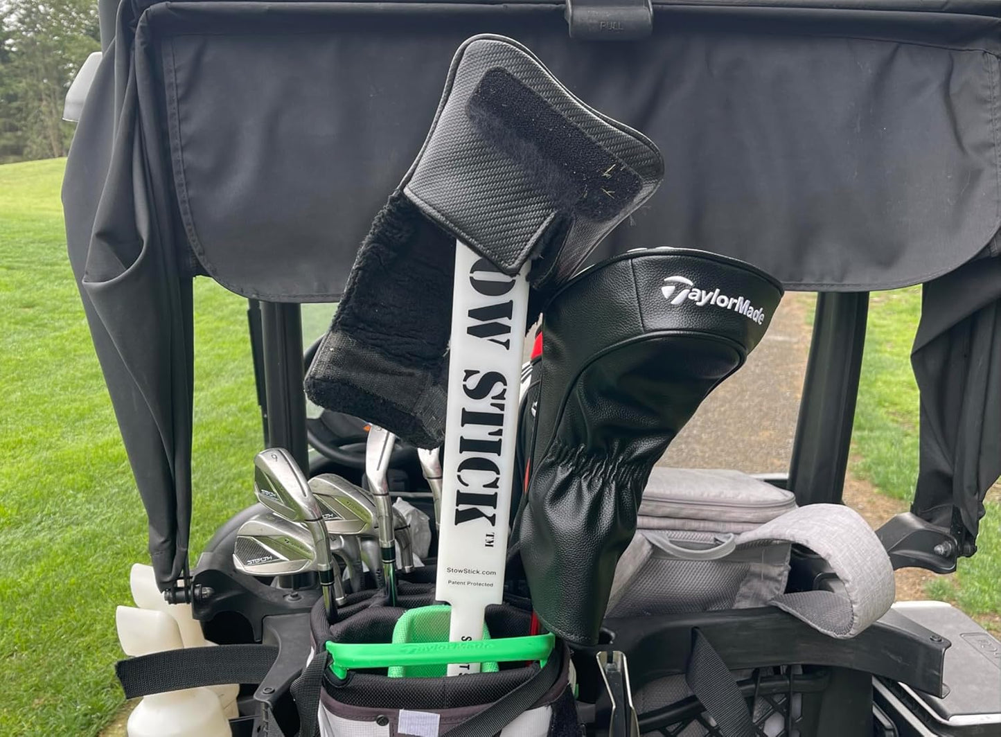 Adds Golf Skill, Play Smart & Putt Better, Protects Clubs, No Lost Gear, Travel Bag Arm, Resistance Tool, Putting Alignment Aid, Pregame Warm-Up, Golf Forever Stretching Bar & Training
