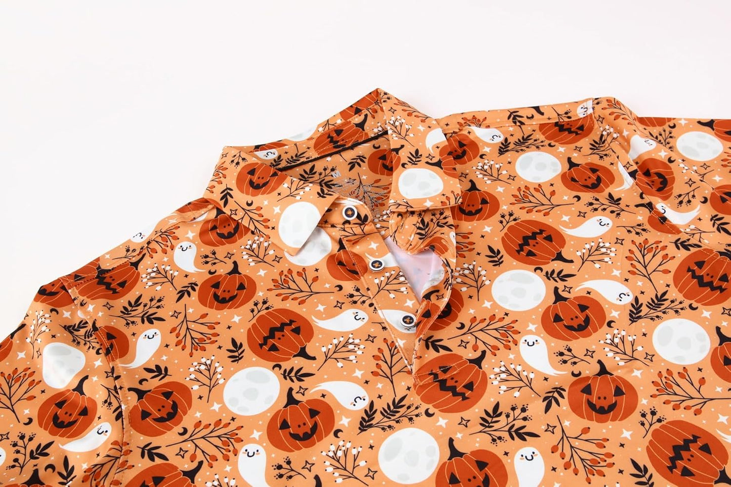 Alex Vando Mens Hawaiian Golf Shirt Moisture Wicking Digital Print Golf Shirts for Men