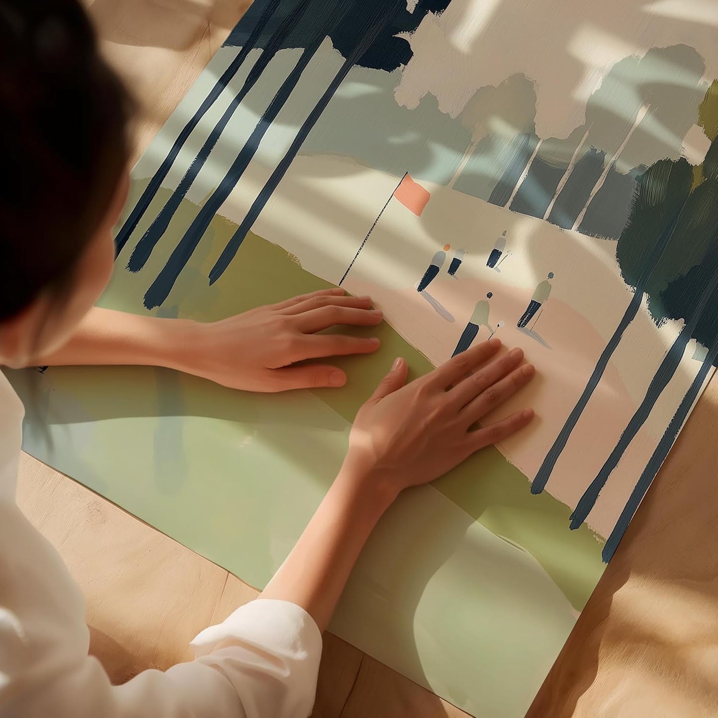 Golf Impressionist Art Print Posters - Premium Giclee Fine Art Prints - Sporty and Sophisticated Home Decor Posters, Golfer Art Prints for Home and Office Decor - Vintage Aesthetic, Ready to Frame