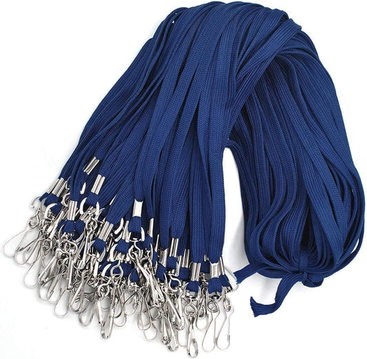 Bird Fiy Lanyard 100 Pack Bulk Badge Lanyards for ID Badges Neck Cruise Name Tag ID Holder