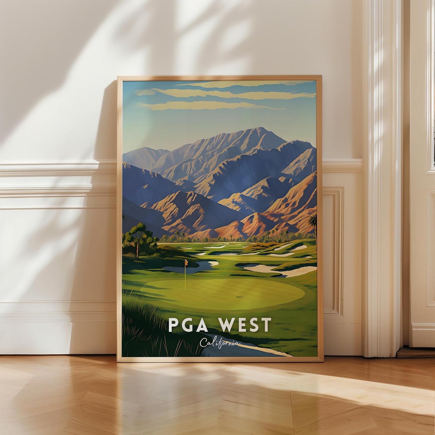 Golf Course Premium Giclee Fine Art Prints - Augusta, Pebble Beach, Pinehurst, Golf Course Posters, Golf Wall Art, Aesthetic Poster for Home Office Decor, Ready to Frame