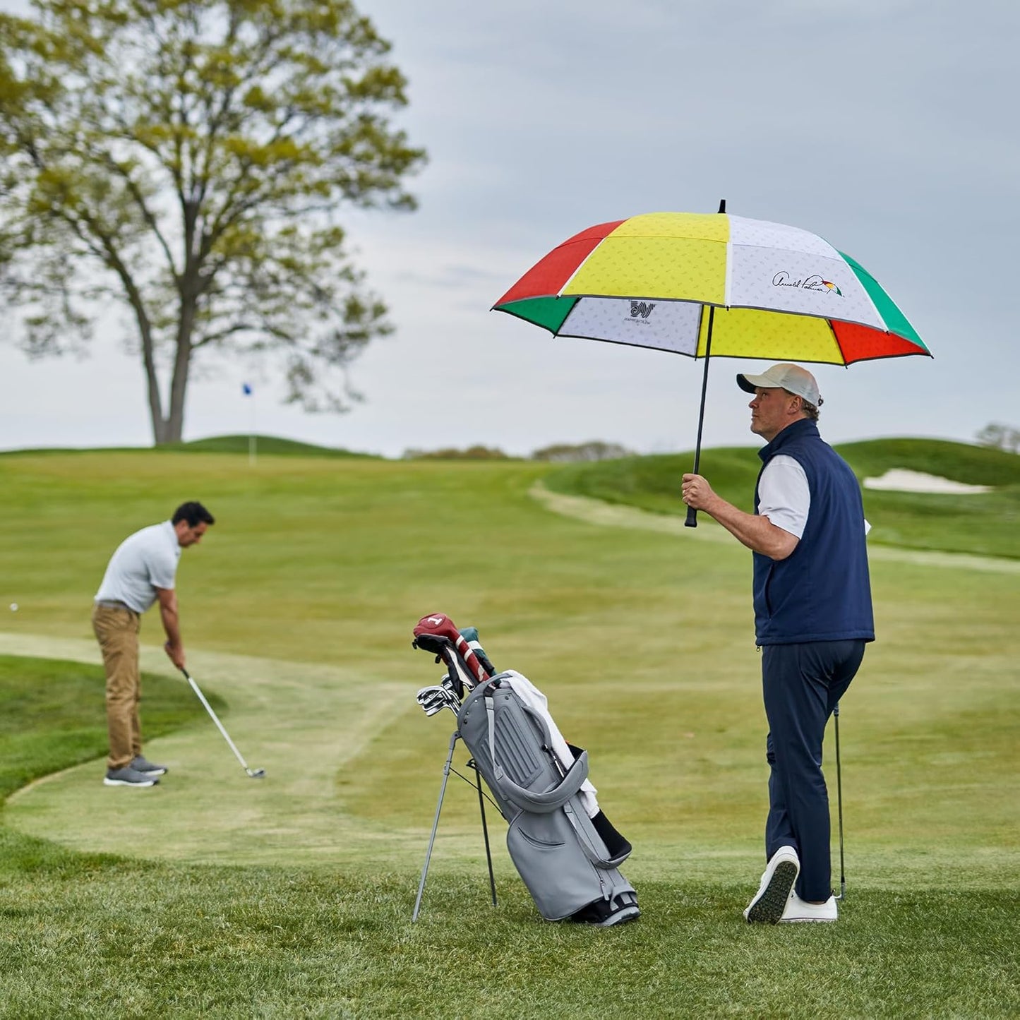 Weatherman Umbrella - Golf Umbrella - Windproof Sports Umbrella Resists Up to 55 MPH Winds - Available in 2 Sizes and 5 Colors