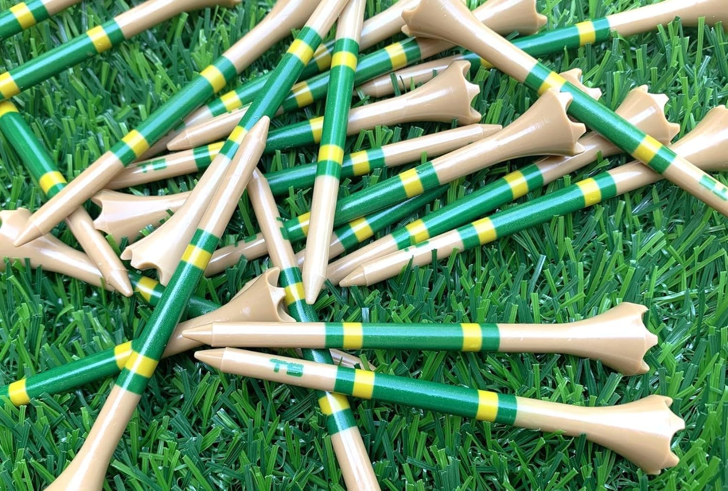 TRUESTRIKE Premium USA Golf Tees – 3¼" or 2¾" Durable Plastic Performance Tees (100 Pack) – Made in USA – Bulk Value Pack