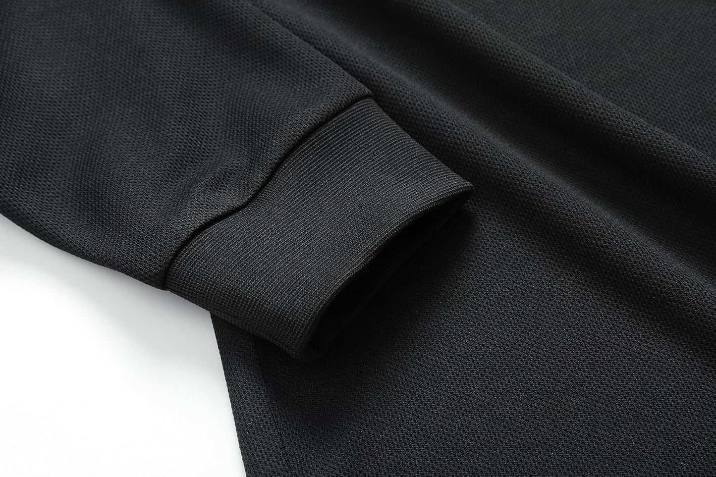 Men's Long Sleeve Polo Shirt Quick-Dry Performance Tactical Golf Shirts Regular-fit Jersey Tennis Shirt