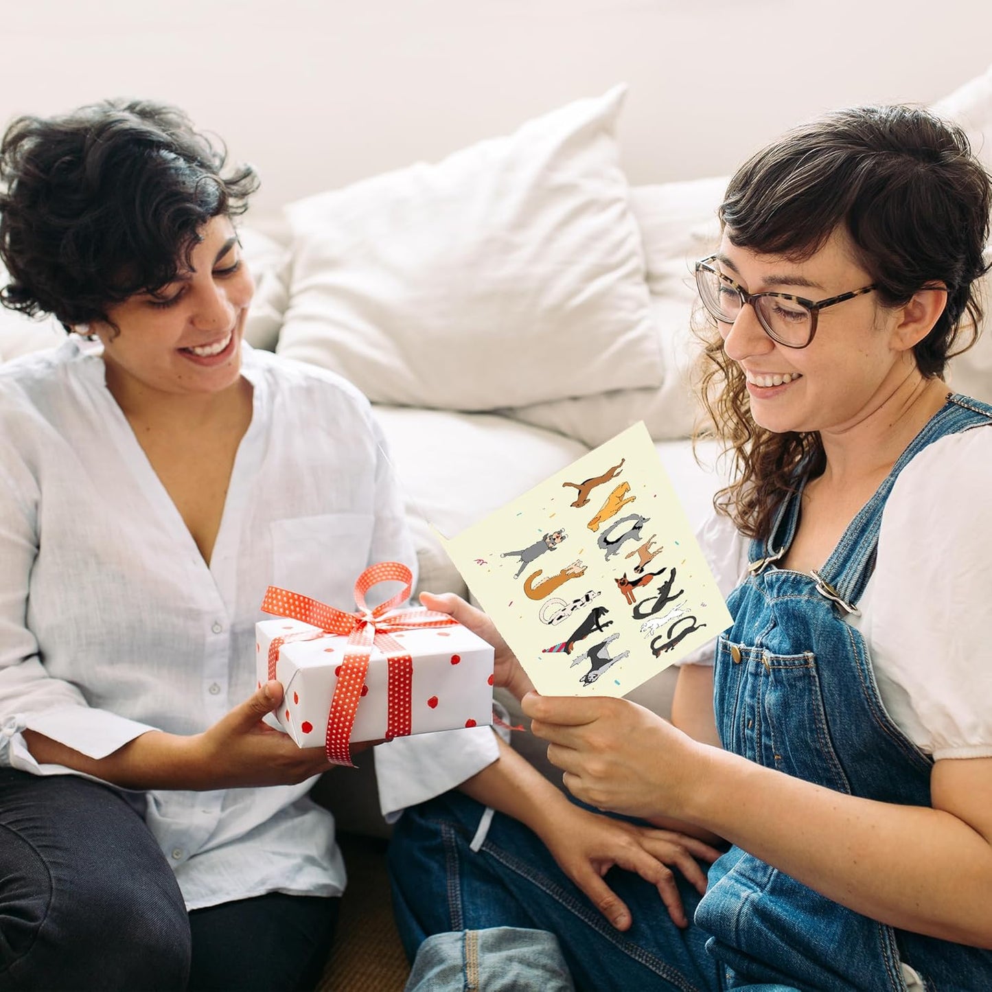 Cheerin Happy Birthday Card - Funny Birthday Card - Sweetest Day Card - Humourous Greeting Card - Hilarious Gag Gift (Dog)