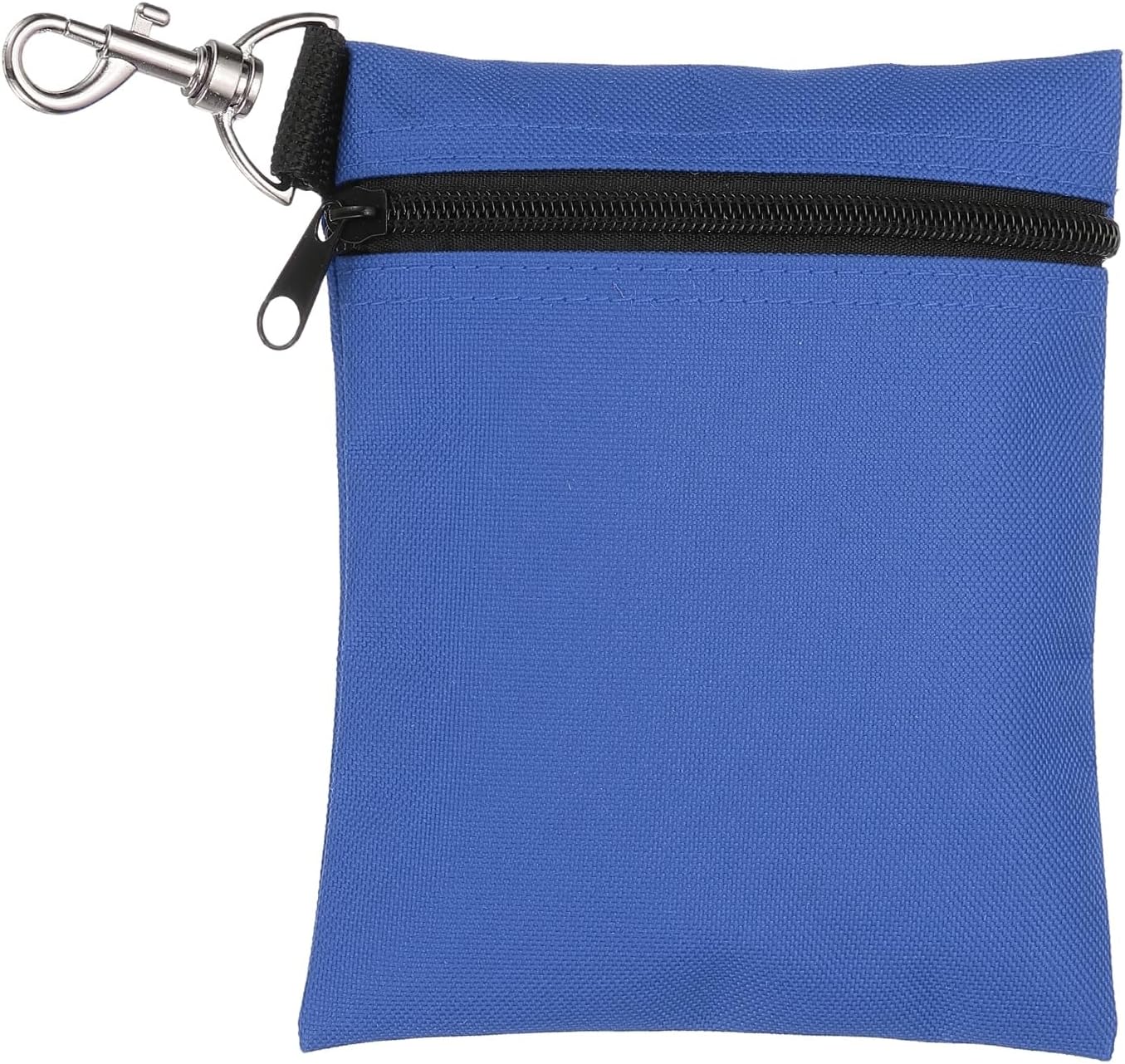 uxcell Golf Tee Pouch, Professional Zipper Golf Tee Bag Accessories Pocket Gear Clip Bag with Metal Lobster Claw Clip Organizer Storage Bags for Men and Women
