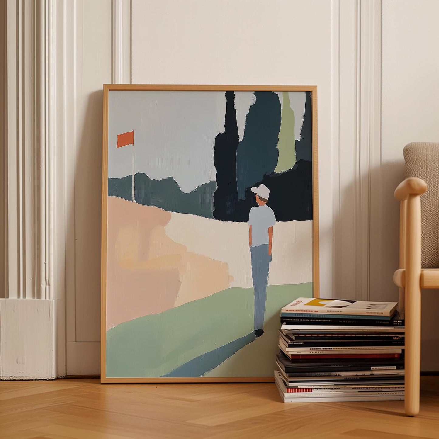 Golf Impressionist Art Print Posters - Premium Giclee Fine Art Prints - Sporty and Sophisticated Home Decor Posters, Golfer Art Prints for Home and Office Decor - Vintage Aesthetic, Ready to Frame