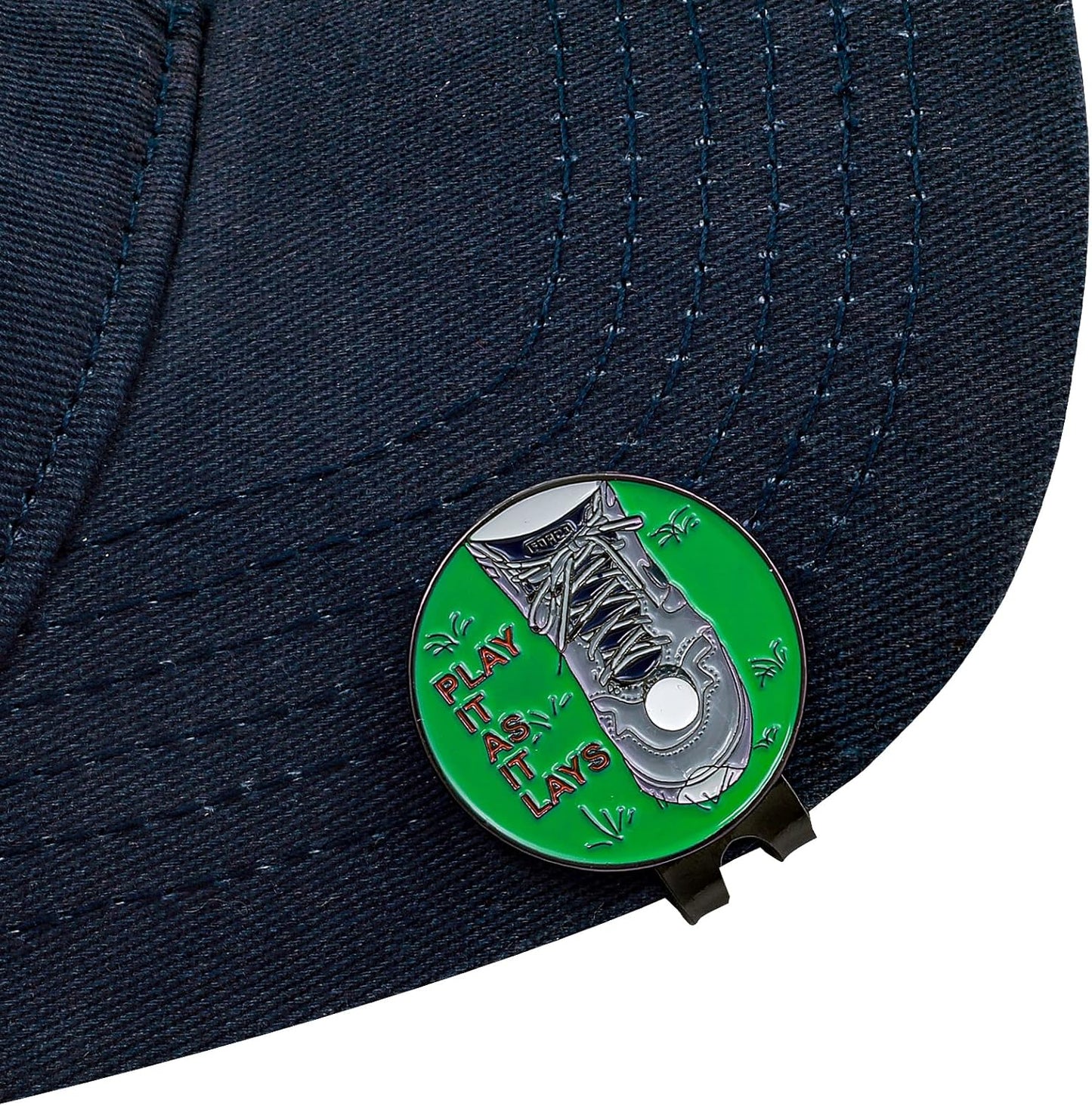 Golf Ball Marker with Magnetic Hat Clip - Funny Golf Gift