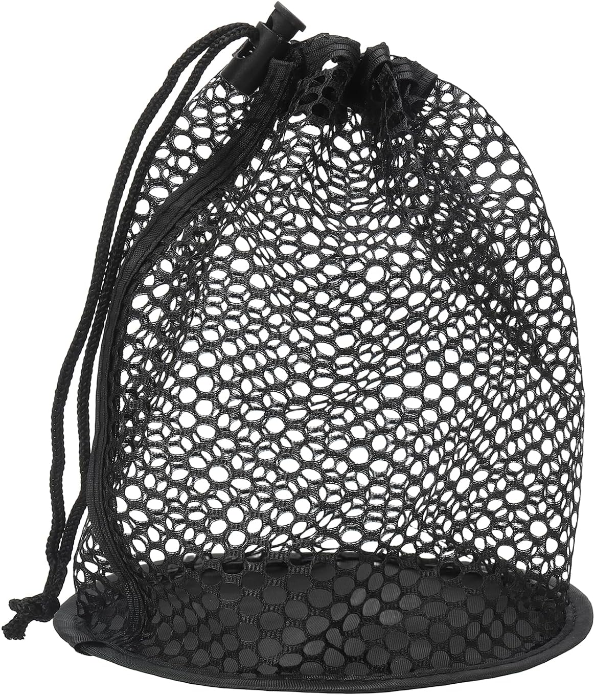Golf Ball Storage Bag Nylon Mesh Golf Pouch with Adjustable Drawstring Closure for Outdoor Sports Supplies