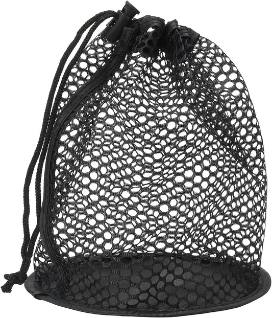 Golf Ball Storage Bag Nylon Mesh Golf Pouch with Adjustable Drawstring Closure for Outdoor Sports Supplies