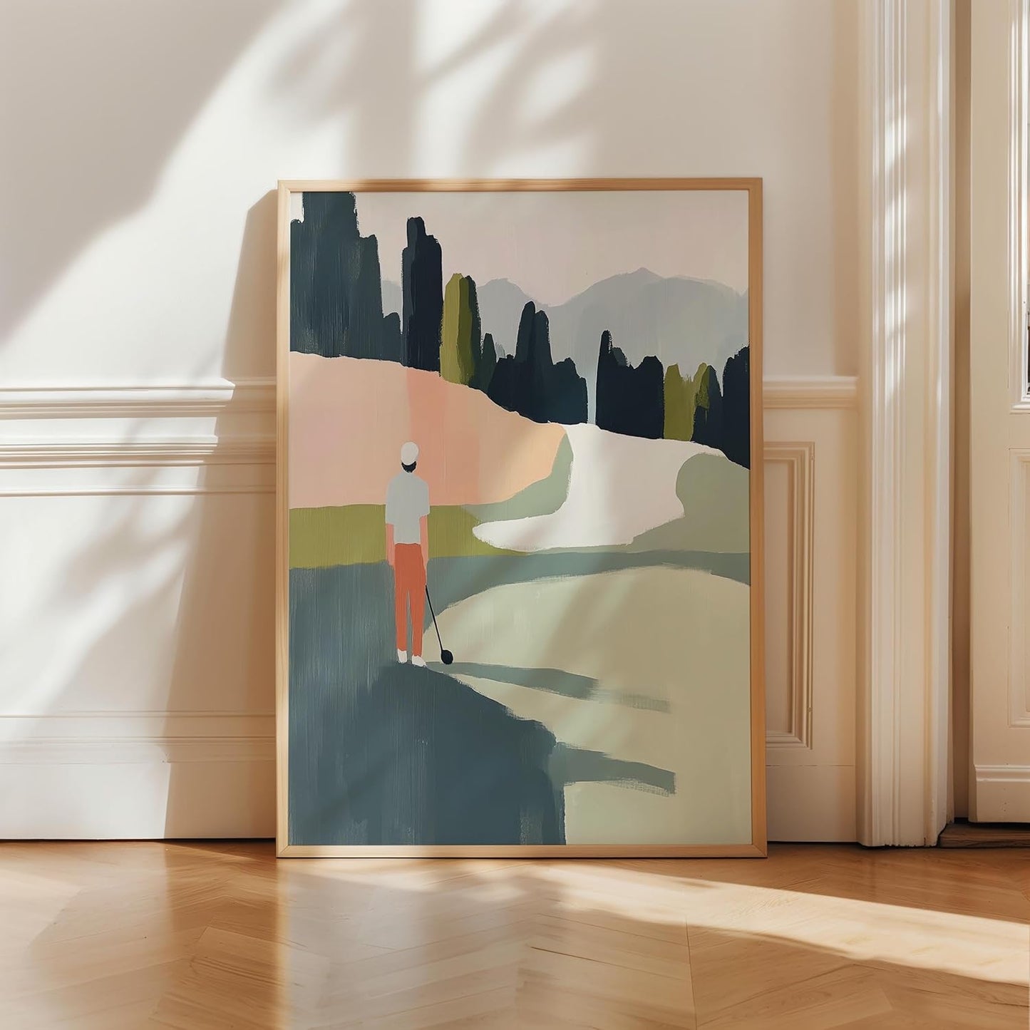 Golf Impressionist Art Print Posters - Premium Giclee Fine Art Prints - Sporty and Sophisticated Home Decor Posters, Golfer Art Prints for Home and Office Decor - Vintage Aesthetic, Ready to Frame