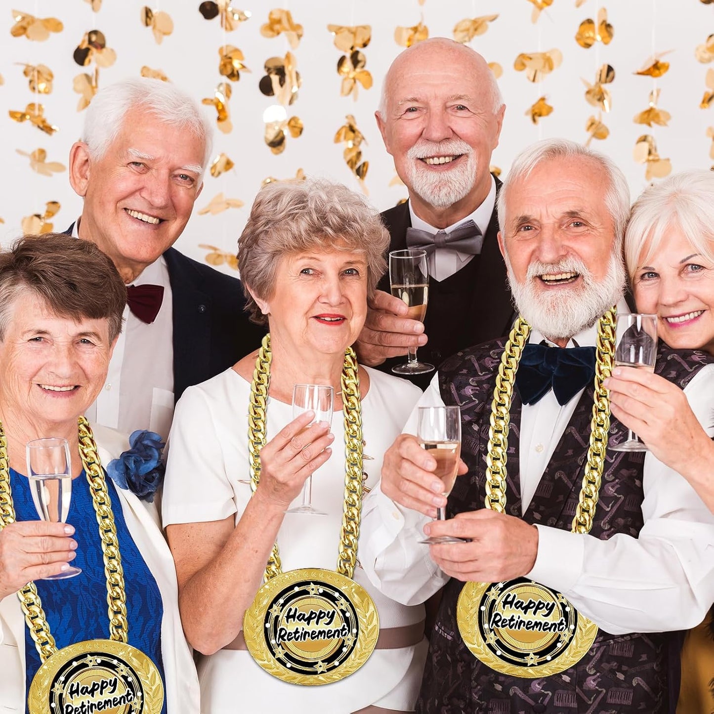 Happy Retirement Gifts for Men Women, 5.9" Retirement Medal, Going Away, Goodbye, Farewell Gifts for Coworkers Colleague Boss Employee Teacher Nurse - Coworker Leaving Gifts for Women Men