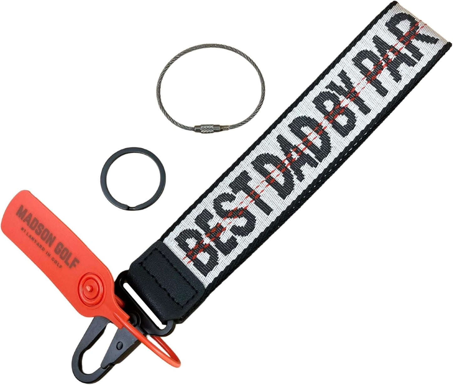 Golf Keys Lanyard & Suitcase Travel Bag Tags Identifier, Great Gifts for Golfer