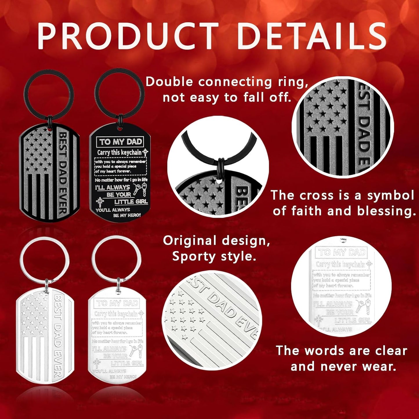 Football/Baseball/Soccer/Basketball Keychain for Men First Communion Baptism Confirmation Mens Gifts