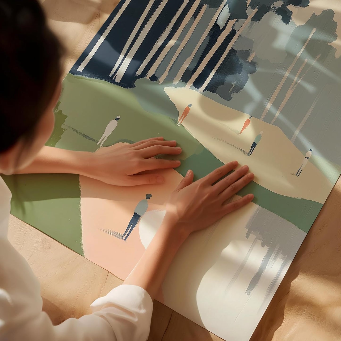 Golf Impressionist Art Print Posters - Premium Giclee Fine Art Prints - Sporty and Sophisticated Home Decor Posters, Golfer Art Prints for Home and Office Decor - Vintage Aesthetic, Ready to Frame