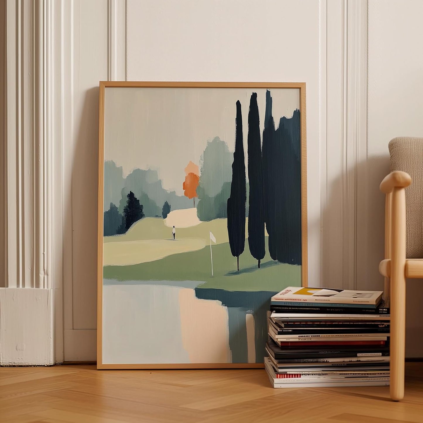 Golf Impressionist Art Print Posters - Premium Giclee Fine Art Prints - Sporty and Sophisticated Home Decor Posters, Golfer Art Prints for Home and Office Decor - Vintage Aesthetic, Ready to Frame