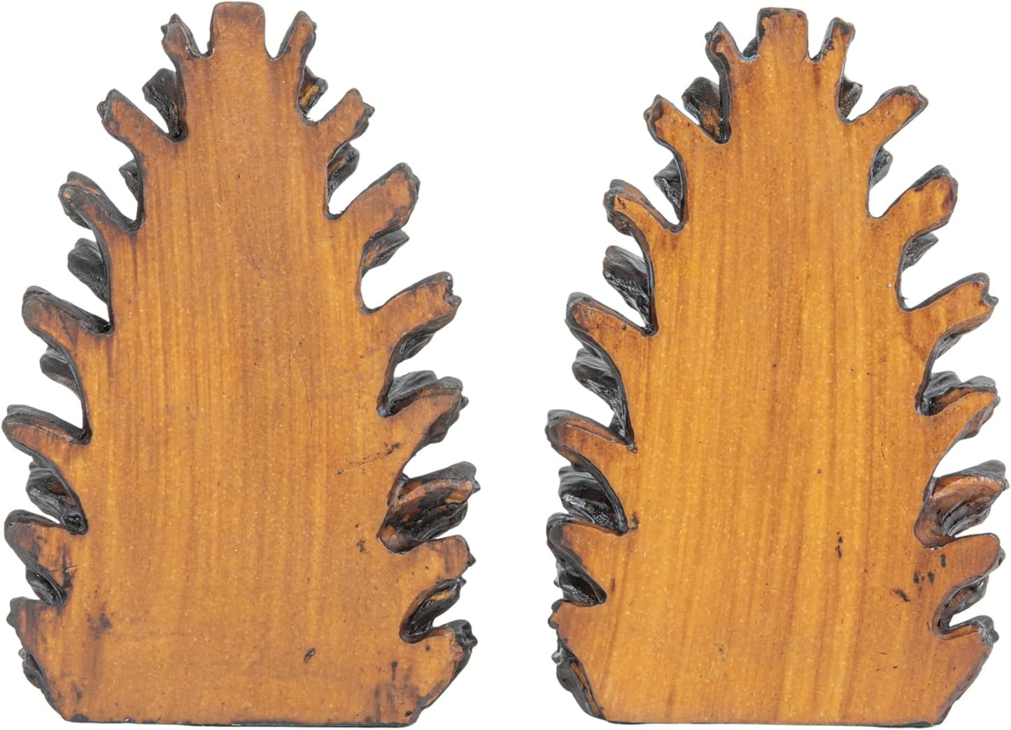 Creative Co-Op Pinecone Shaped Resin Bookends (Set of 2 Pieces)