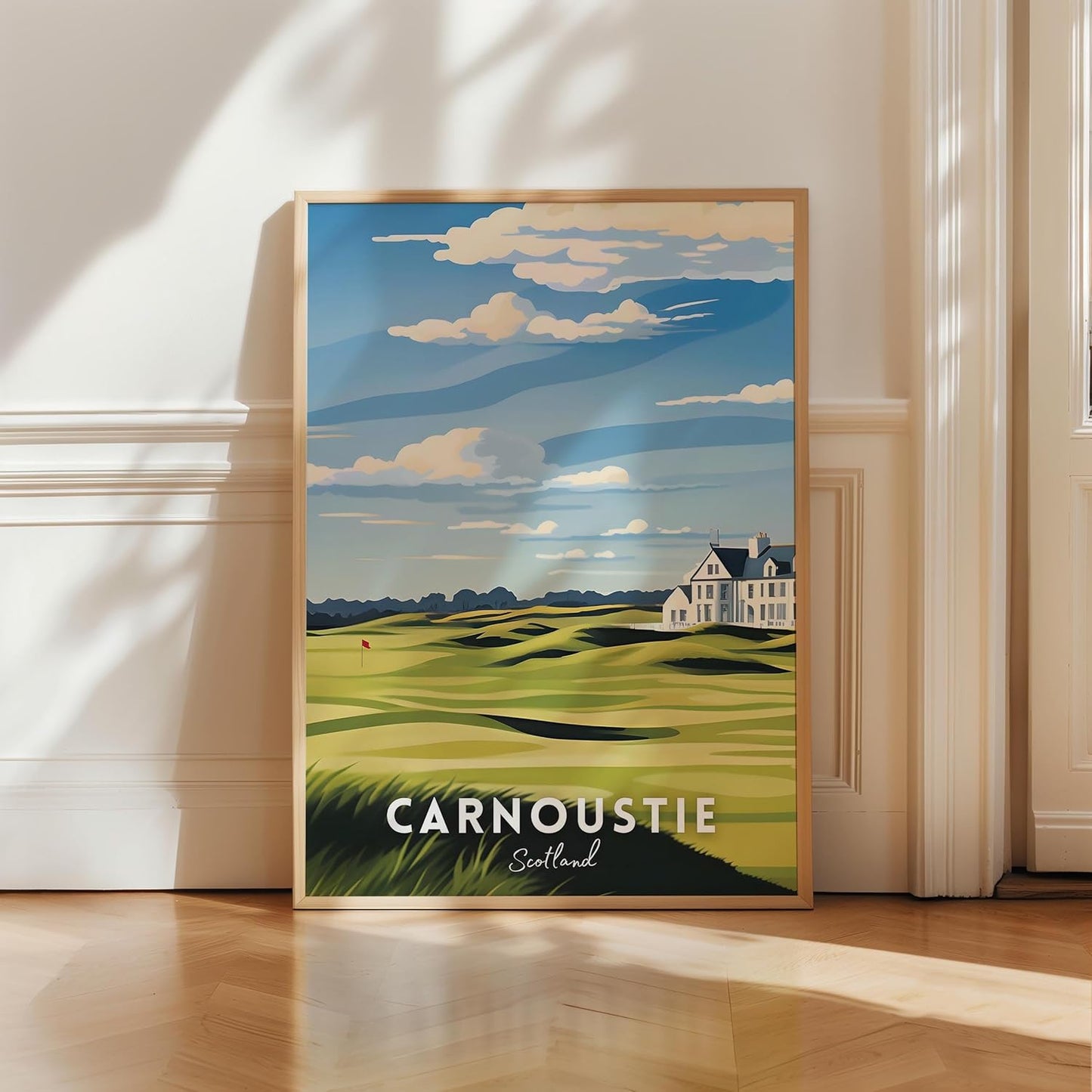Golf Course Premium Giclee Fine Art Prints - Augusta, Pebble Beach, Pinehurst, Golf Course Posters, Golf Wall Art, Aesthetic Poster for Home Office Decor, Ready to Frame