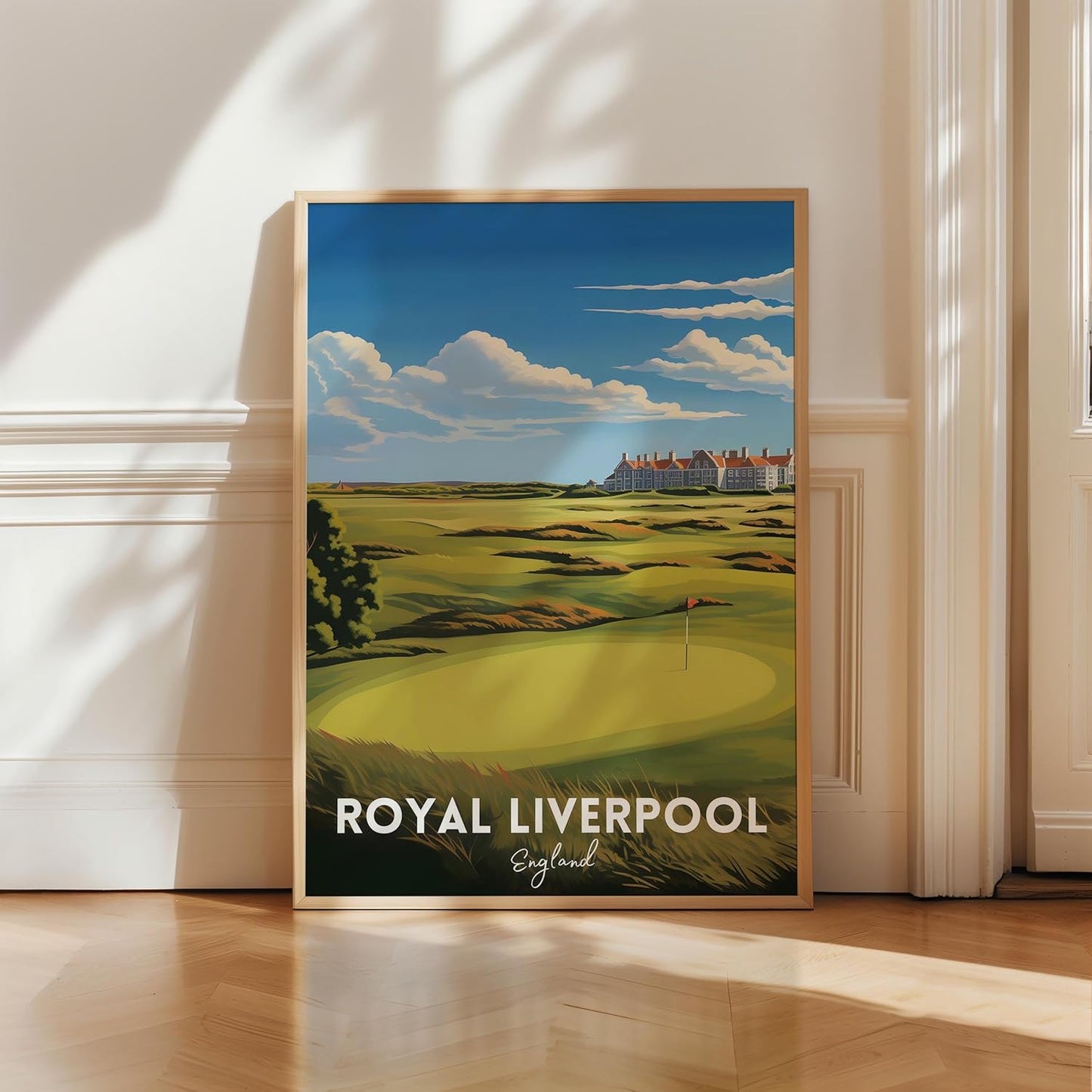 Golf Course Premium Giclee Fine Art Prints - Augusta, Pebble Beach, Pinehurst, Golf Course Posters, Golf Wall Art, Aesthetic Poster for Home Office Decor, Ready to Frame