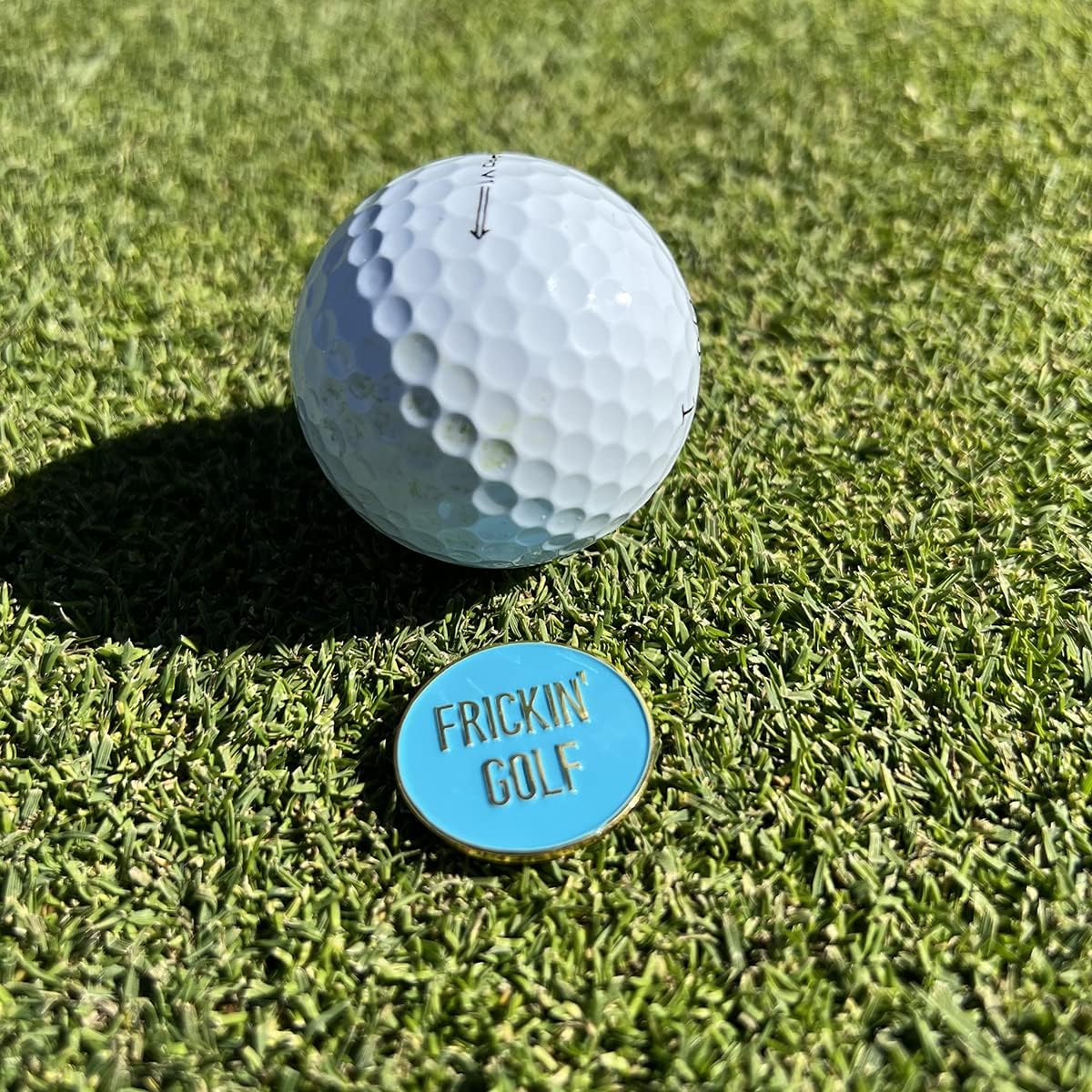 Birdie Girl Women's Golf Ball Marker Hat Clip, Magnetic Golf Ball Marker, Golf Bag Accessories