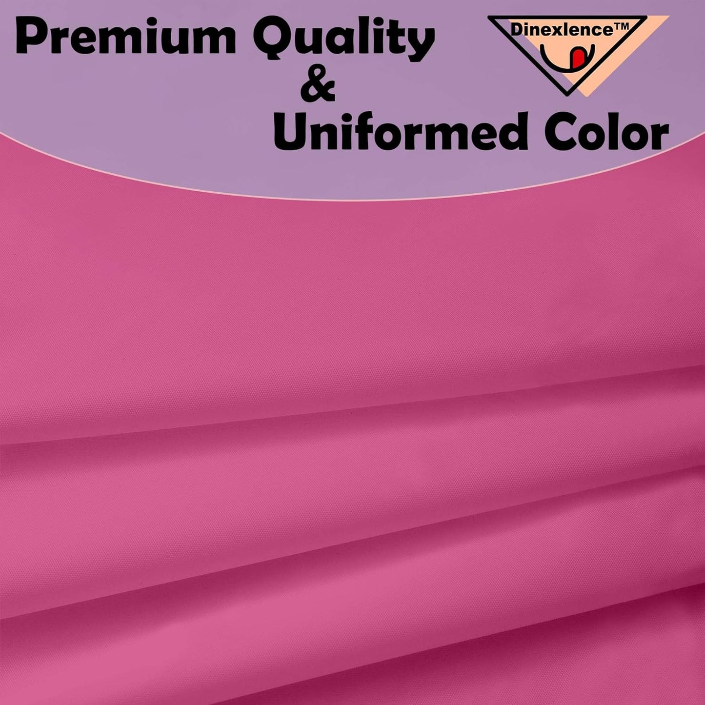 2 Pack Hot Pink Premium Plastic Tablecloth Round 84 Inches Reusable Cerise Magenta Decorative Table Cover for Dining, Wedding, Party, Indoor and Outdoor use