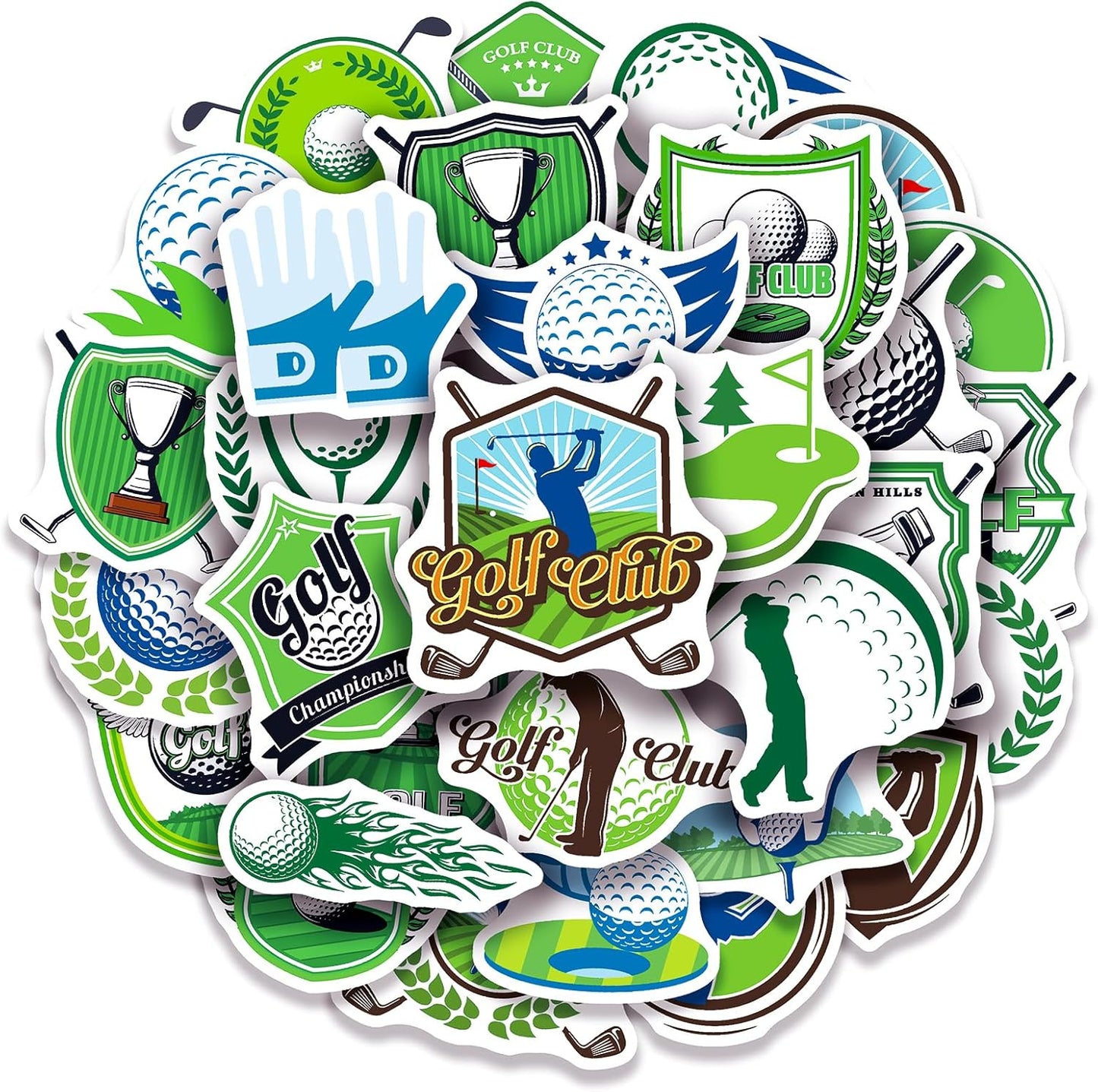 100 Pack Golf Stickers, Golf Party Favors, Birthday Decorations