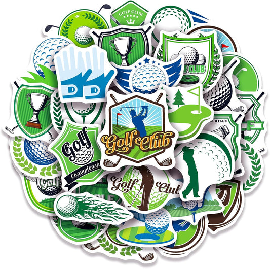 100 Pack Golf Stickers, Golf Party Favors, Birthday Decorations