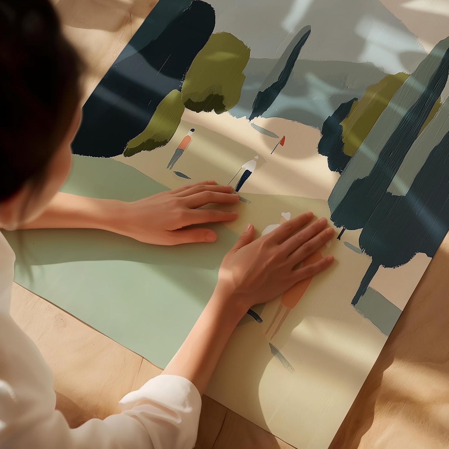 Golf Impressionist Art Print Posters - Premium Giclee Fine Art Prints - Sporty and Sophisticated Home Decor Posters, Golfer Art Prints for Home and Office Decor - Vintage Aesthetic, Ready to Frame