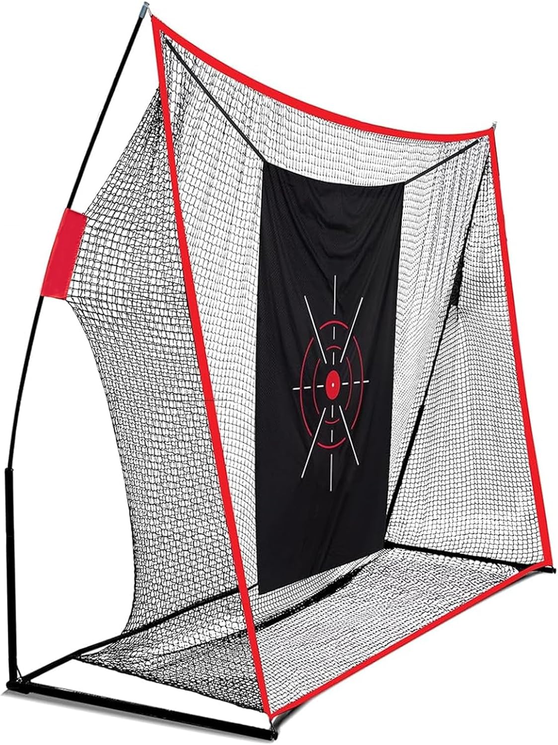 PENSUN Golf Practice Hitting Net - 10x7ft Heavy Duty Golf Net with Mat, Target Cloth, 8 Tees, 10 Balls, Carry Bag for Backyard Driving, Indoor & Outdoor Training
