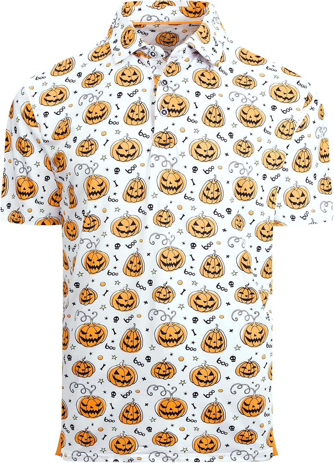 Alex Vando Mens Hawaiian Golf Shirt Moisture Wicking Digital Print Golf Shirts for Men