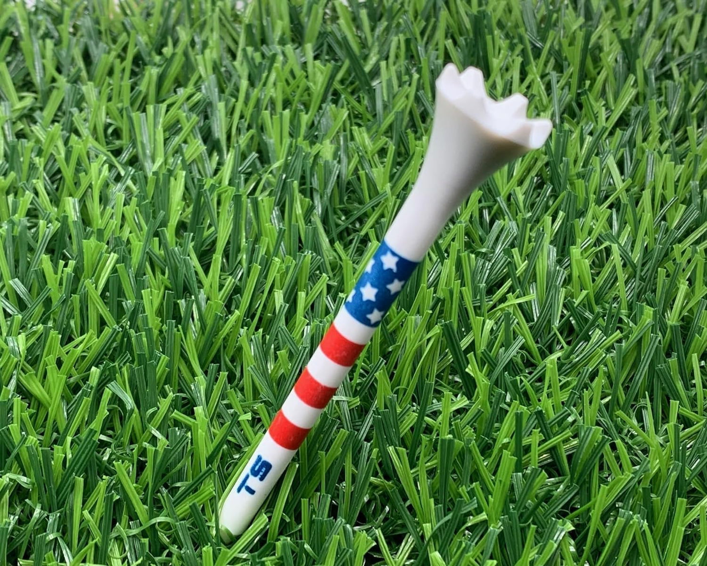 TRUESTRIKE Premium USA Golf Tees – 3¼" or 2¾" Durable Plastic Performance Tees (100 Pack) – Made in USA – Bulk Value Pack