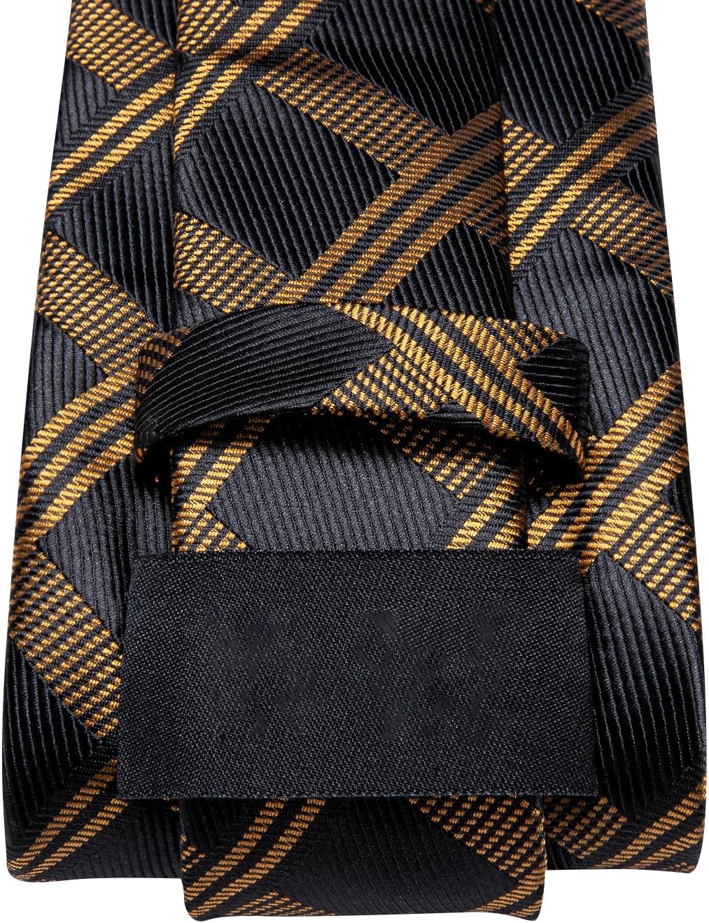 Dubulle Mens Paisley Striped Tie WOVEN Necktie for Men and Handkerchief Cufflinks Set Wedding Formal Business