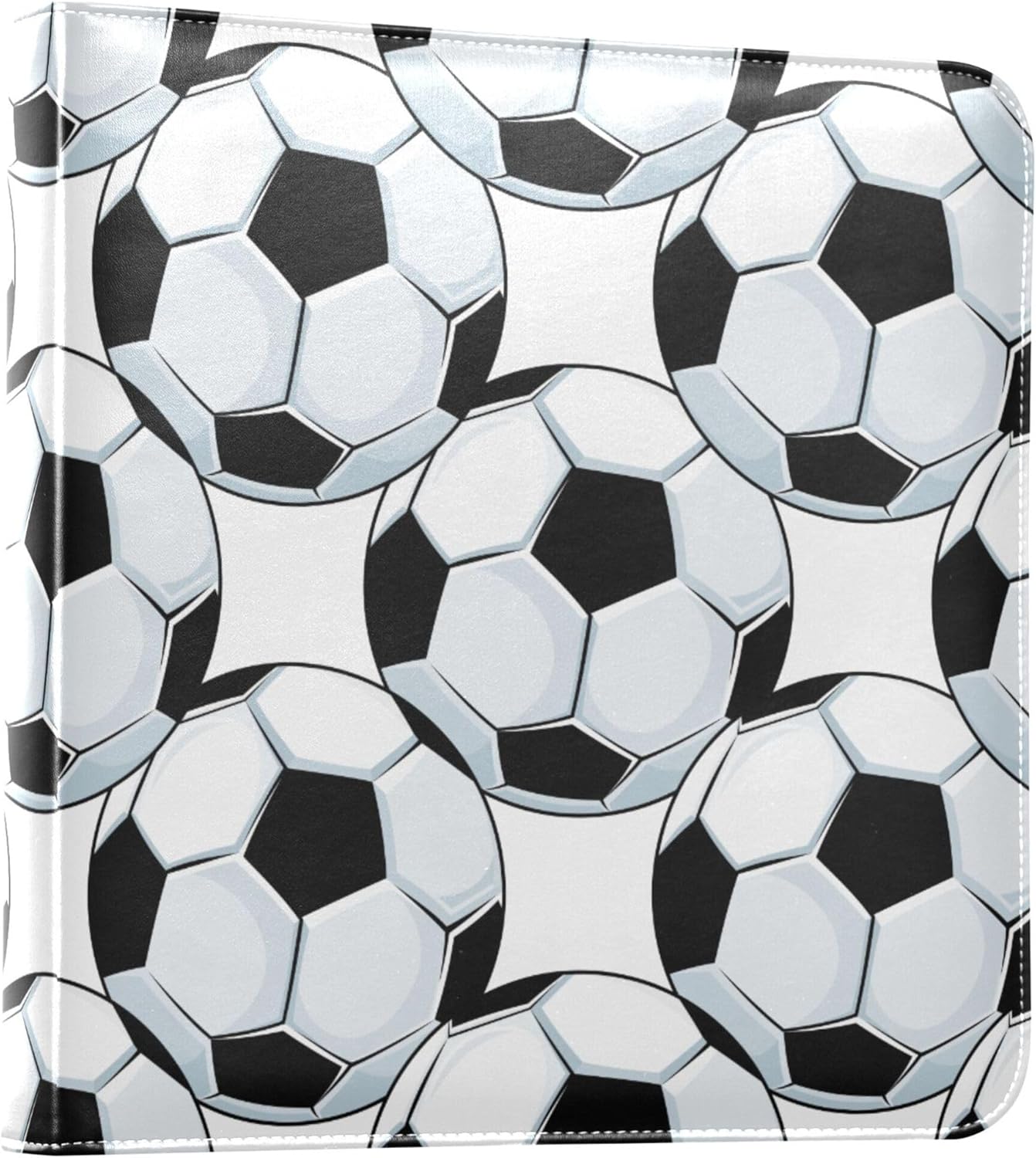 Fisyme Football Soccer Photo Album Self Adhesive DIY Scrapbook Album for 2x3 4x6 5x7 6x8 Pictures 20 Pages Memory Book for Family Wedding