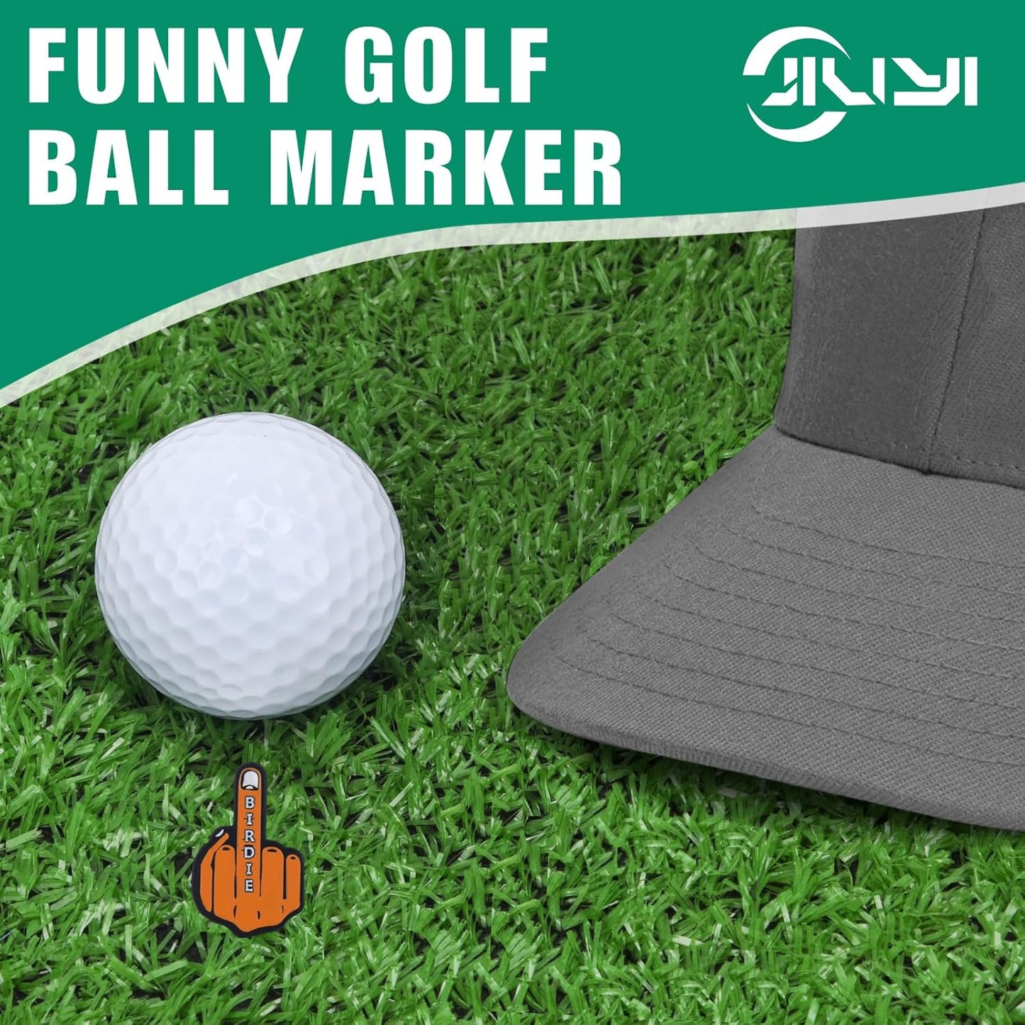 Golf Ball Marker Hat Clip, Golf Accessories for Men, Golf Ball Stamp, Funny Golf Gifts, Golf Gadgets
