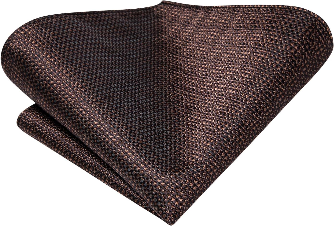 Dubulle Mens Paisley Striped Tie WOVEN Necktie for Men and Handkerchief Cufflinks Set Wedding Formal Business